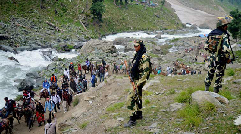 The first batch of Amarnath pilgrims started Yatra