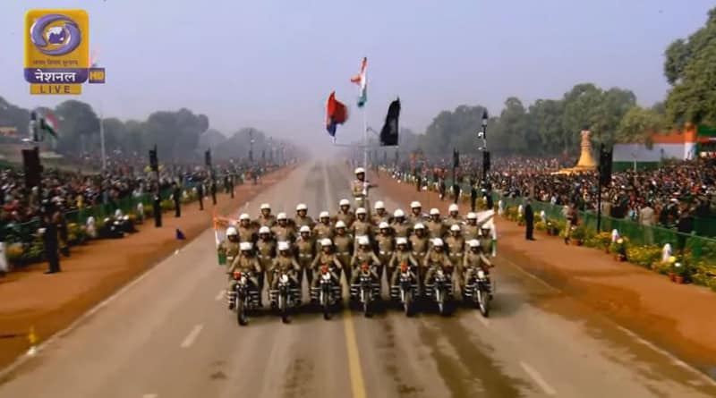 BSF women bikers steal the show at Republic Day parade