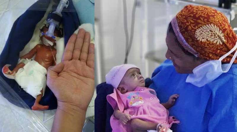 Beating odds South Asia’s ‘smallest baby’ survives in Rajasthan