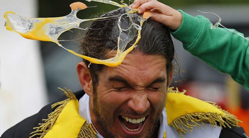 What! Egg throwing has its own world championship