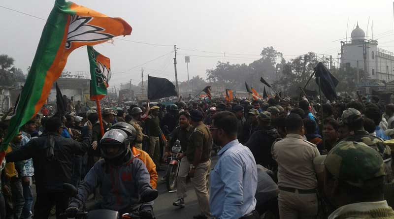 BJP bike rally allegedly attacked in Nadia, few injured