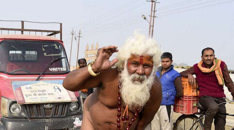 Unbelievable! Sadhu pulled truck with male organ