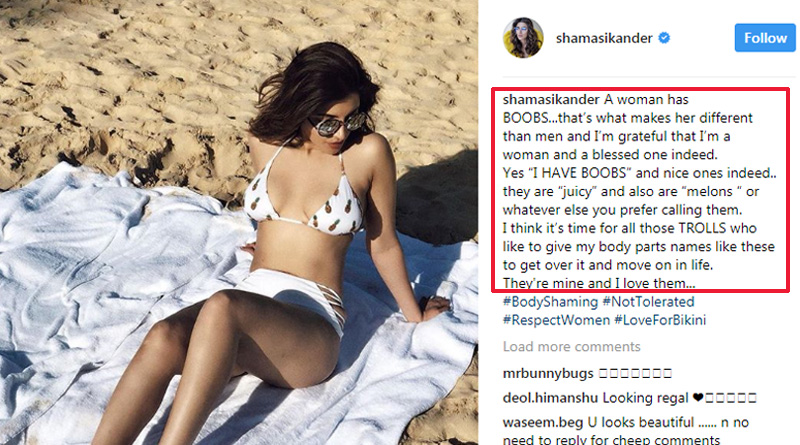 Shama Sikander hits out at trolls