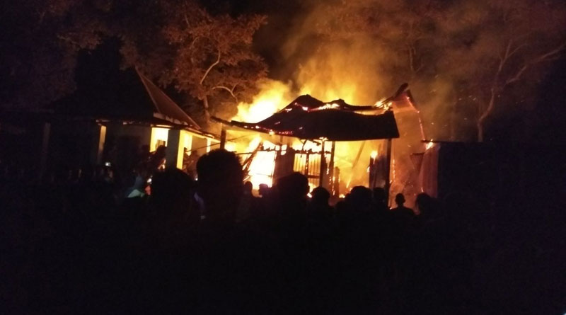 পুড়ে ছাই দেবী চৌধুরানির মন্দির, আগুনের গ্রাসে ইতিহাসের স্মৃতি
