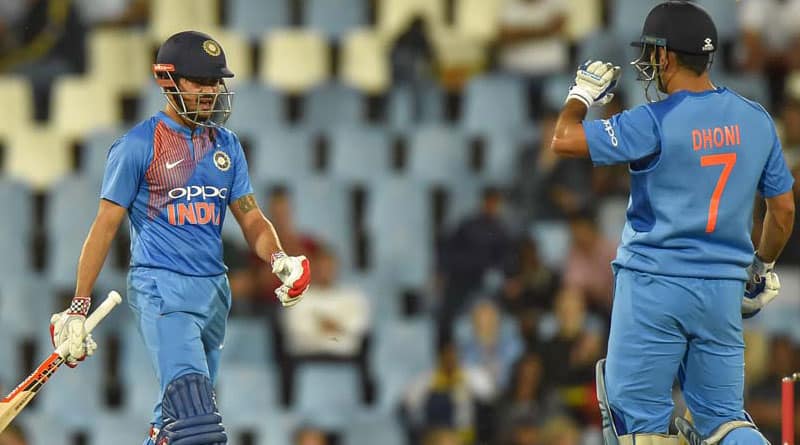 India Vs South Africa T20: Dhoni gives mouthful to Manish Pandey