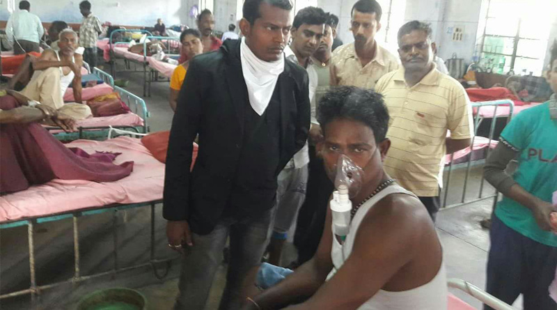 সিলিন্ডার থেকে গ্যাস লিক, তীব্র ঝাঁজালো গন্ধে লিলুয়ায় অসুস্থ ৩২