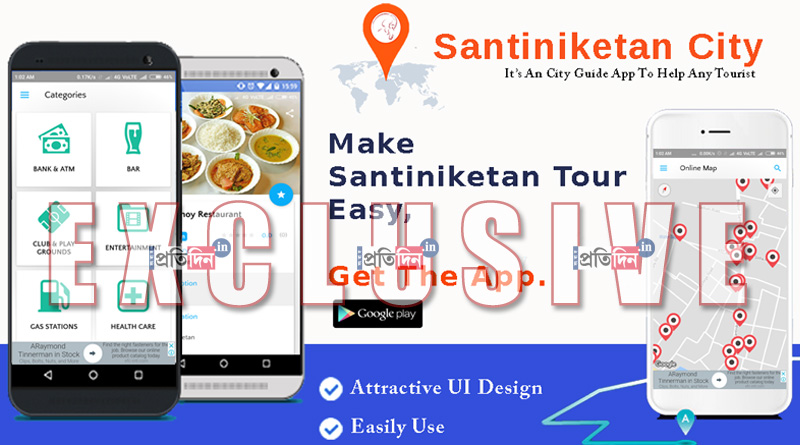Shantiniketan Tech students make app for tourists