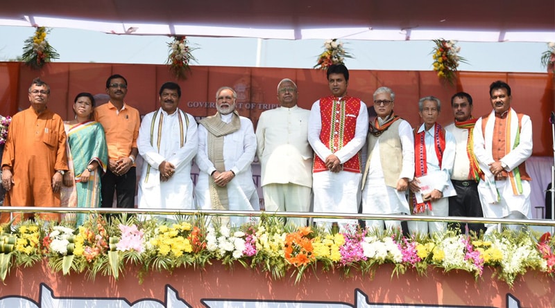 Biplab Deb Takes Oath As Tripura Chief Minister, PM Modi In Attendance; top developments