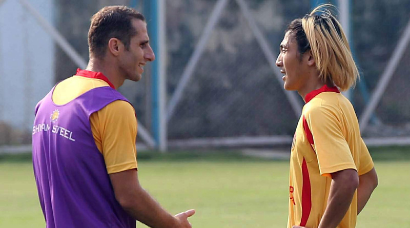 East Bengal footballer Katsumi and Amna engaged in scuffle