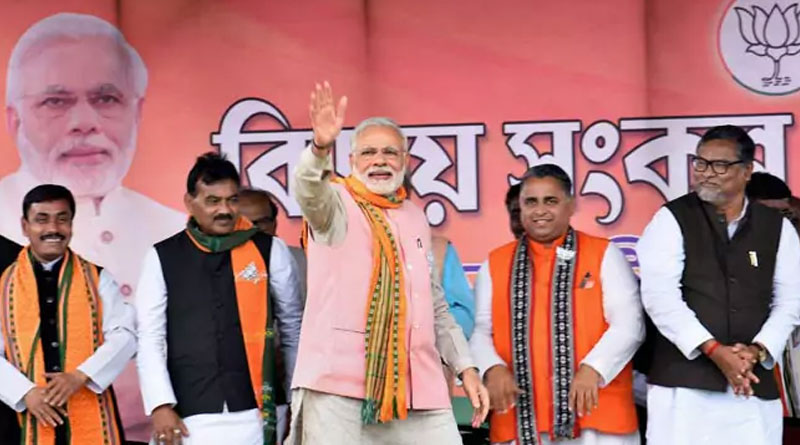 গেরুয়া ঝড়ে বাম দুর্গ ধূলিসাৎ, ত্রিপুরায় মানিক-মিথ ভাঙল বিজেপি