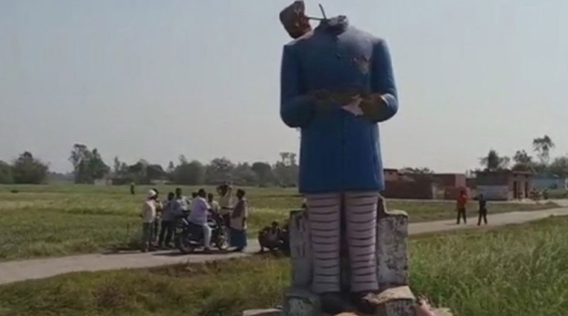 LUCKNOW: Dalit icon BR Ambedkar's statue was damaged with its head destroyed completely