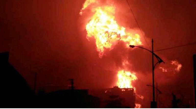 Fires guts cracker factory in S 24 Parganas, 7 injured