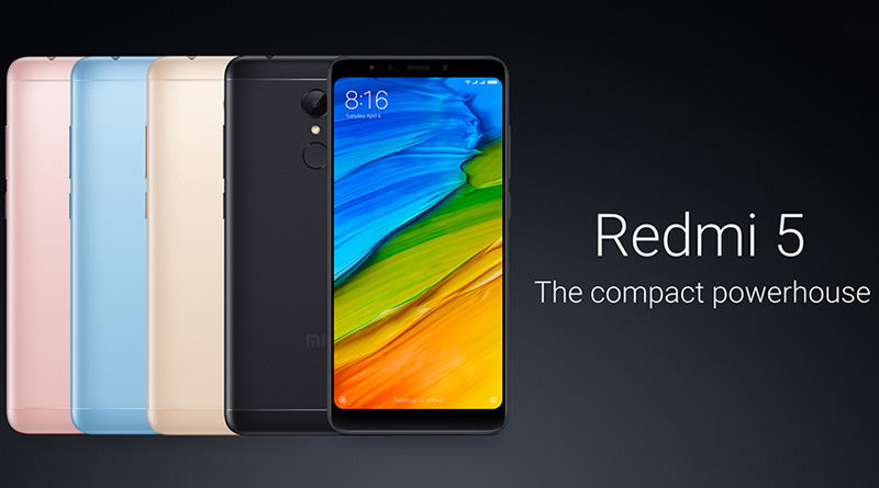 Xiaomi Redmi 5 with 5.7-inch display  launched in India