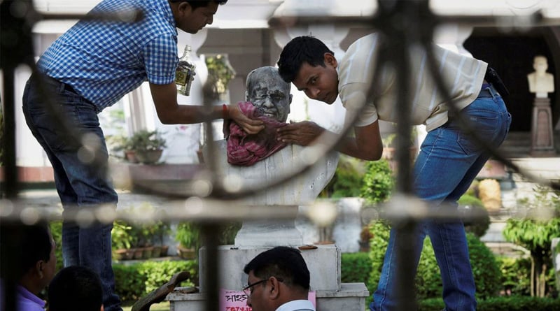 Syama Prasad Mookerjee bust vandalized in Assam