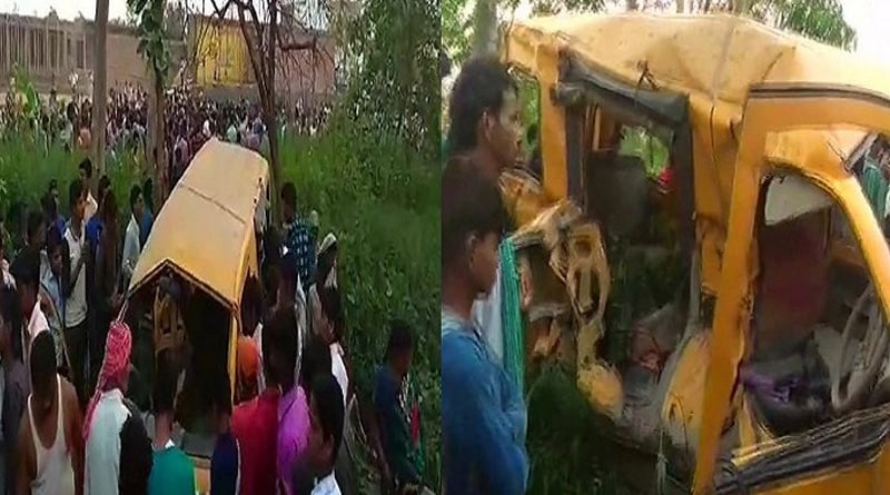 13 children dead as train rams bus in Uttar Pradesh