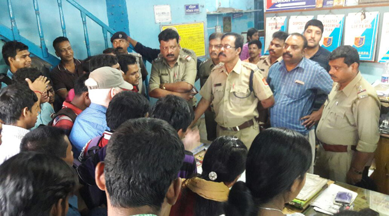হয়রানির অভিযোগ তুলে হাওড়া জিআরপিতে বিক্ষোভ দৃষ্টিহীন পড়ুয়াদের