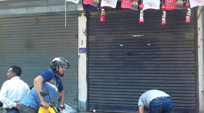 অশান্ত মালবাজারে বন্ধ দোকানপাট, ব্যবসায়ীদের মাথায় হাত