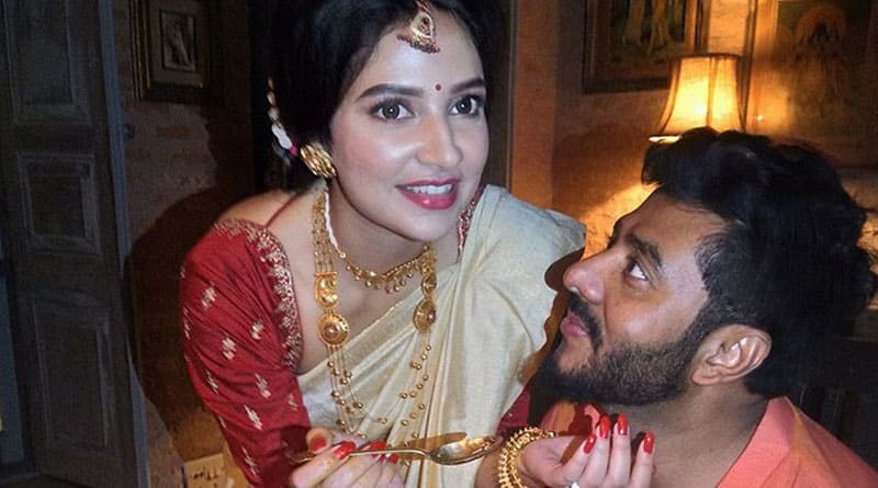 Raj and Shubhashree completes one year of their married life