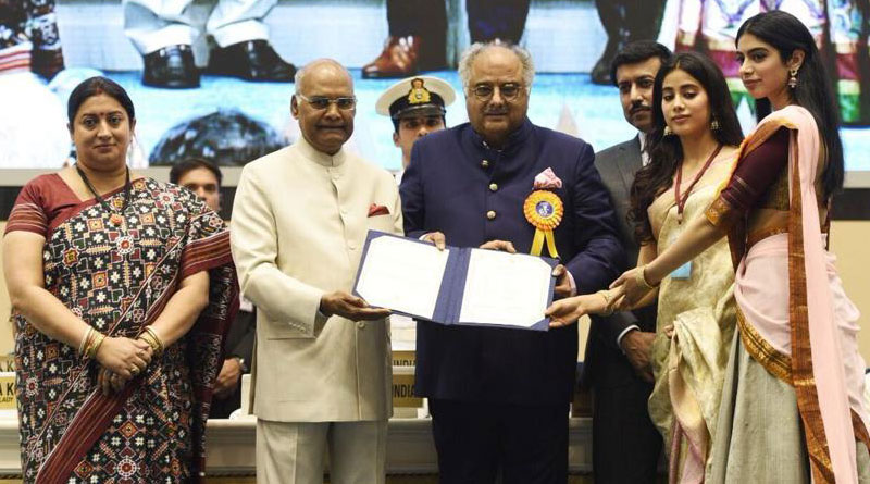 Janhvi Kapoor wore Sridevi's saree at National Film Awards 2018