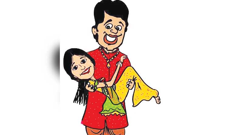 ‘একটু হেল্প করুন!’ হবু স্ত্রীকে সঙ্গে নিয়ে জেলাশাসকের দপ্তরে হাজির ভোটকর্মী