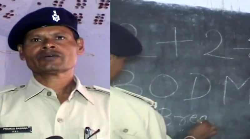 নকশালদের থেকে দূরে রাখতে গ্রামের পড়ুয়াদের অঙ্ক শেখাচ্ছেন এএসআই