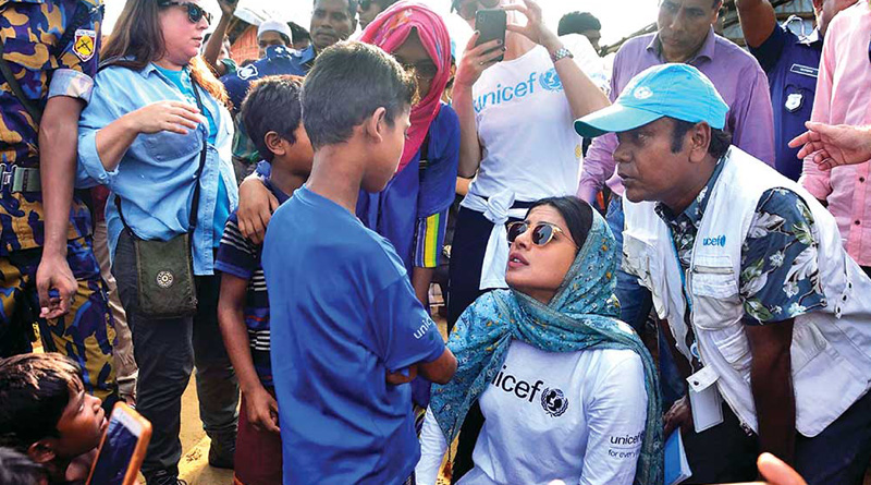 Priyanka Chopra who is now visiting rohingya camp, doesn't want too much security