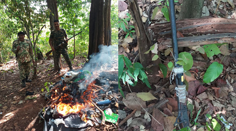 সীমান্তবর্তী পুরুলিয়ায় মাওবাদী শিবির গুঁড়িয়ে দিল যৌথবাহিনী, উদ্ধার অস্ত্রশস্ত্র