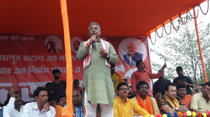 ‘পুলিশকে আটকে গাছে বেঁধে রাখুন’, ফের উসকানি দিলীপের