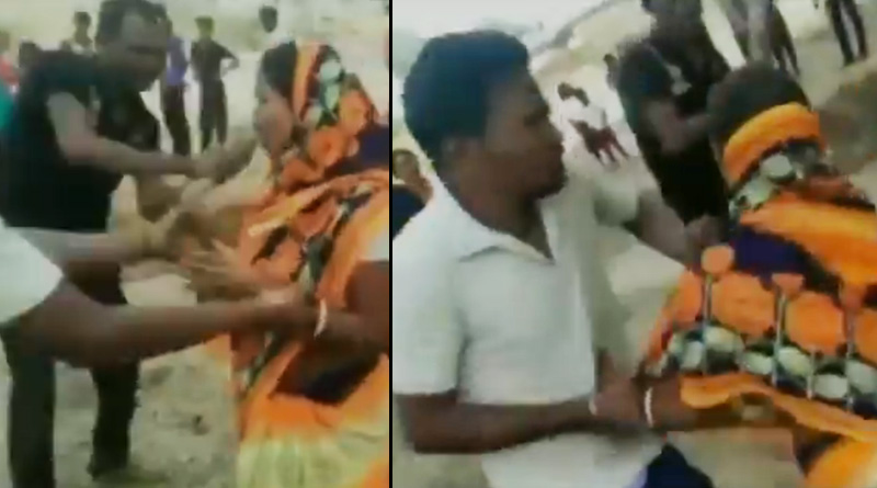 পরকীয়া সন্দেহে প্রকাশ্য রাস্তায় মারধর যুগলকে, ভাইরাল ভিডিও