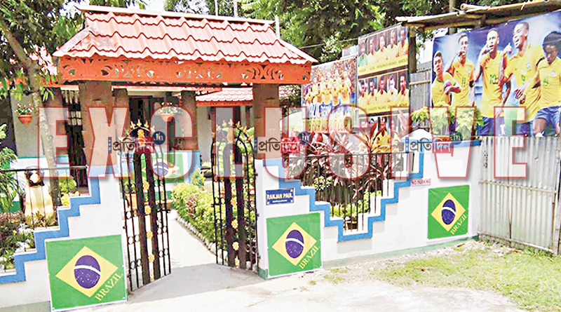 প্রতিবন্ধী ছেলের ইচ্ছেপূরণে বাবা, ব্রাজিলের তাঁবুর আদলে সাজল গোটা বাড়ি