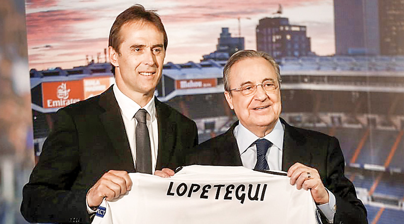 Julian Lopetegui takes Real Madrid rein after leaving Spain