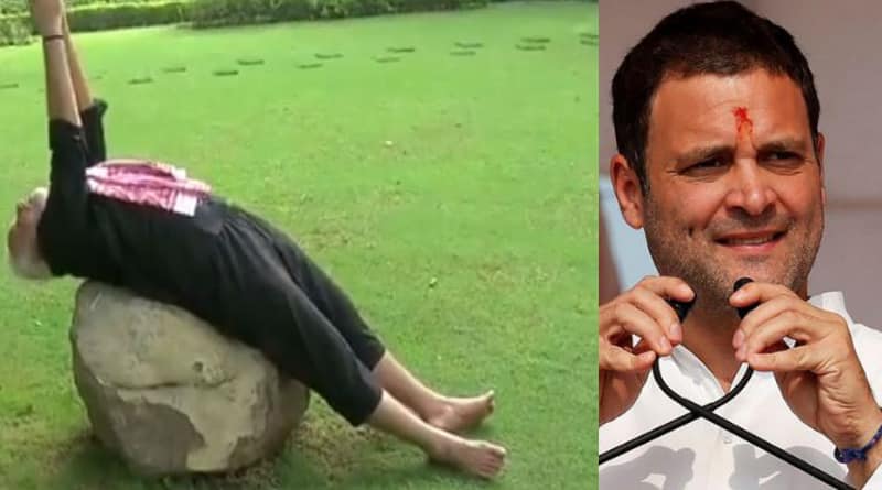 Rahul says PM Modi’s fitness video is 'bizarre'