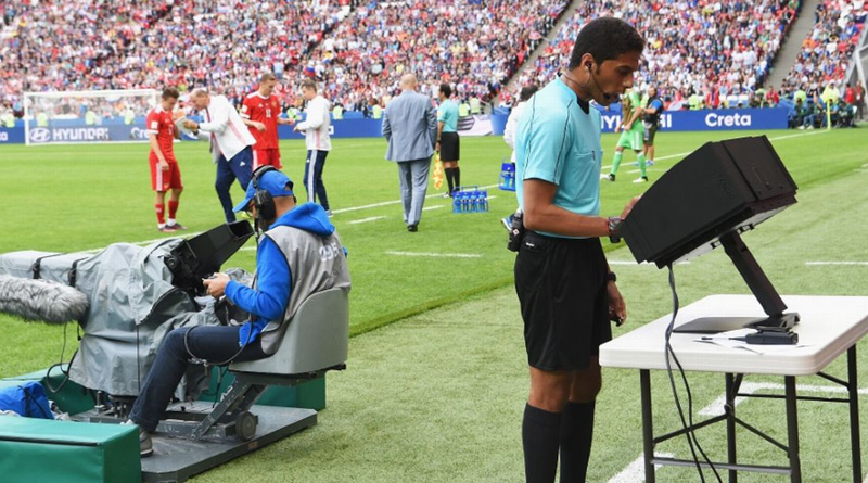 In a first FIFA Football WC 2018 to have VAR