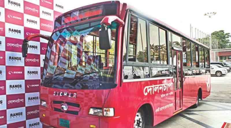 ঢাকার রাজপথে মহিলাদের জন্য বিশেষ বাস, যাত্রাশুরু ‘দোলনচাঁপা’র