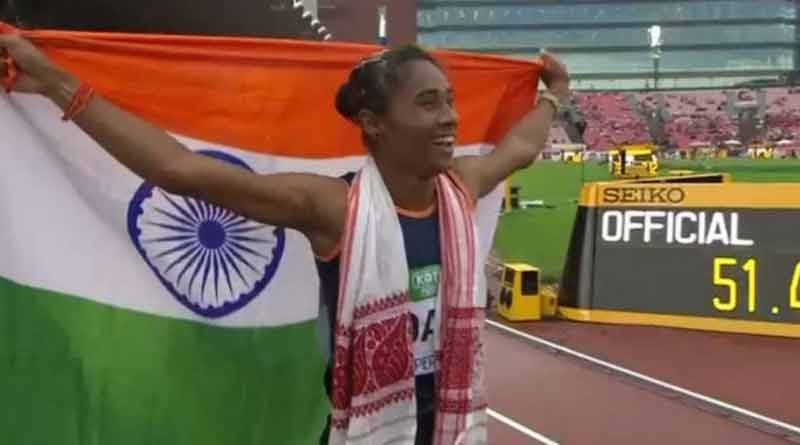 অ্যাথলেটিক্সে ইতিহাস, প্রথম ভারতীয় হিসাবে বিশ্ব চ্যাম্পিয়নশিপে সোনা হিমা দাসের