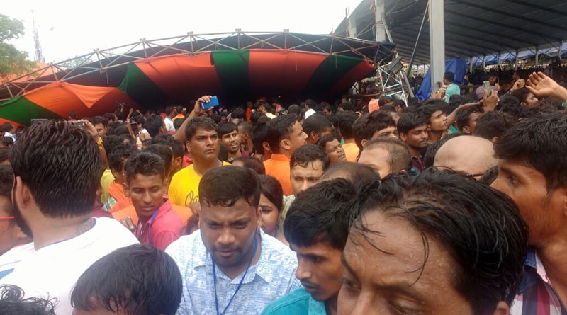 সভাস্থলে দুর্ঘটনায় পুলিশের ঘাড়েই দায় বিজেপির, কাঠামোয় গলদ পেল ফরেনসিক দল