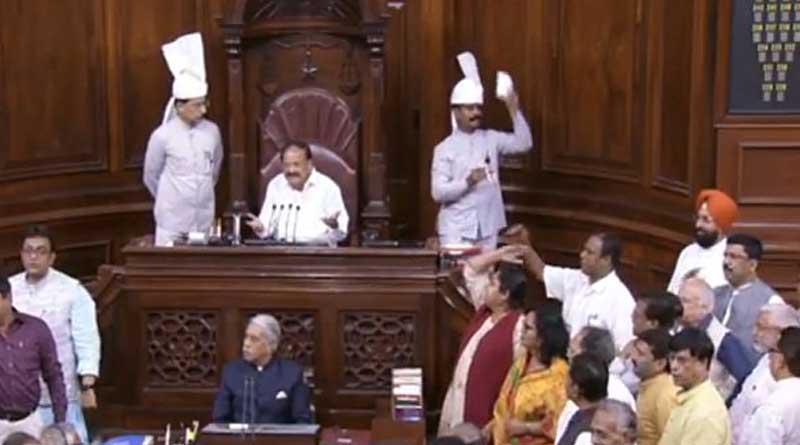 Anger over a draft citizens' list in Assam Rajya Sabha adjourned, opposition protested loudly in the Lok Sabha
