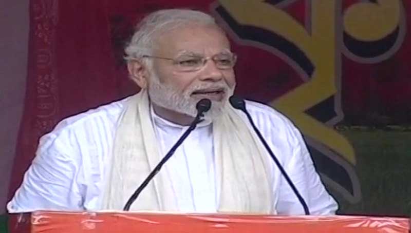 সিন্ডিকেটের রাজত্ব চলছে বাংলায়, মেদিনীপুরে মমতাকে তোপ মোদির