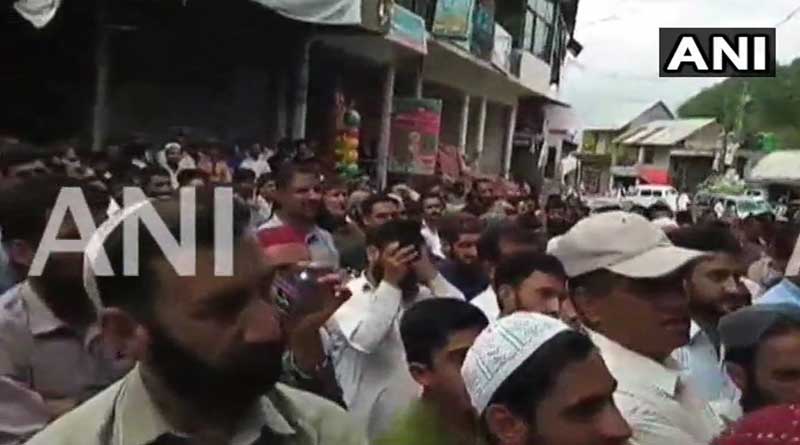 Massive protests have erupted in Pakistan occupied Kashmir against the rising activities of terrorists in the region