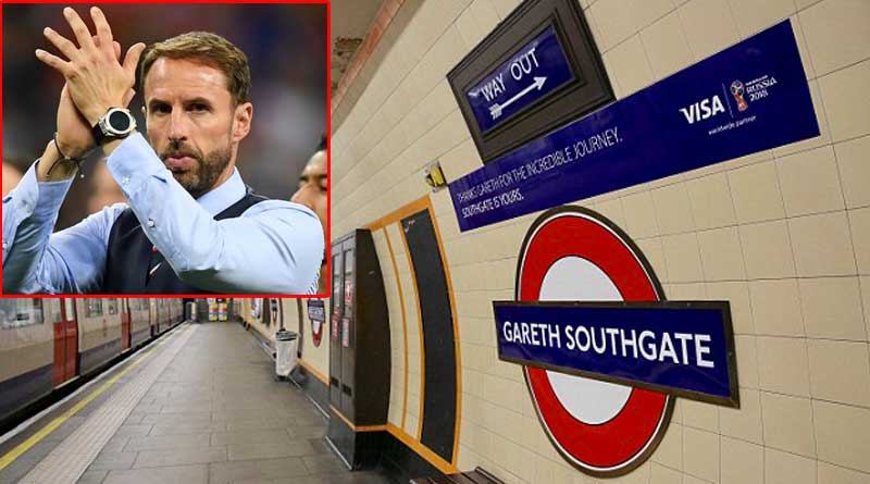 England names rube station honouring coach Gareth Southgate