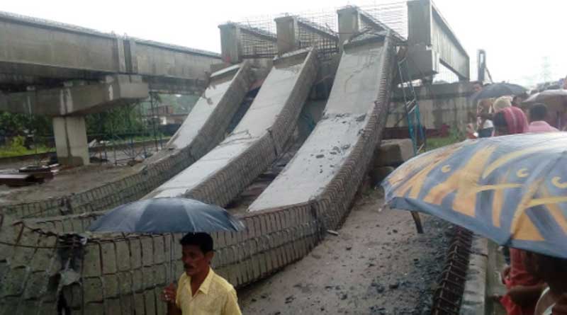Under-construction flyover collapses in Siliguri