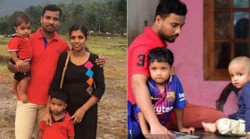 নিপার গ্রাসে হারিয়েছিলেন স্ত্রীকে, প্রথম বেতন বন্যা ত্রাণে দান যুবকের