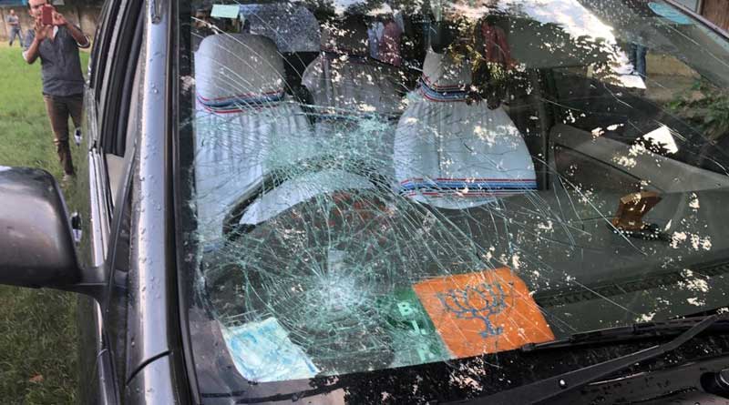 BJP leader attacked in Chakdah West Bengal