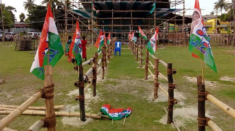 সভার আগের দিন ছিন্নভিন্ন অভিষেকের পোস্টার, অভিযোগের আঙুল বিজেপির দিকে