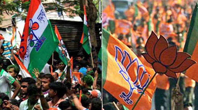 Clash broke out between TMC and BJP in Ghola PS area