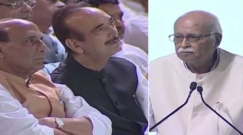 ৬৫ বছরের সান্নিধ্য, ‘বন্ধু’ বাজপেয়ীর স্মরণসভায় আবেগঘন আডবানী