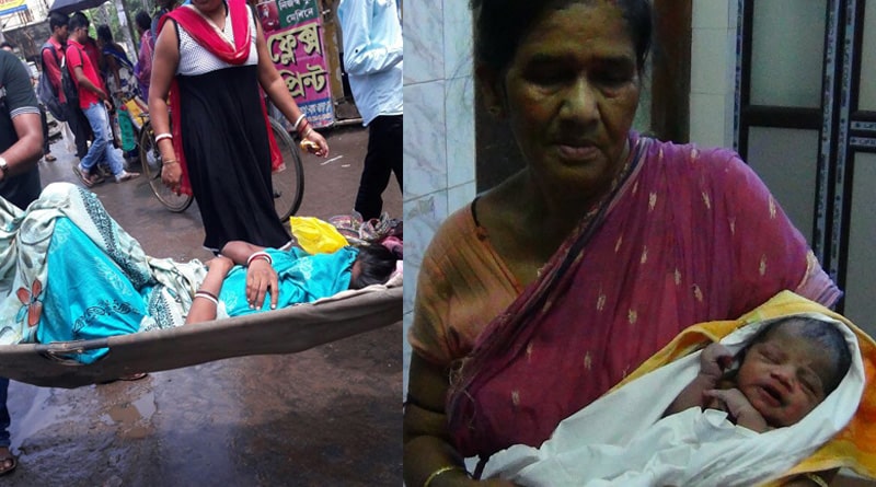 হাসপাতালে যাওয়ার পথে প্রসব যন্ত্রণা, হকারদের তৎপরতায় স্টেশনেই জন্মাল শিশু