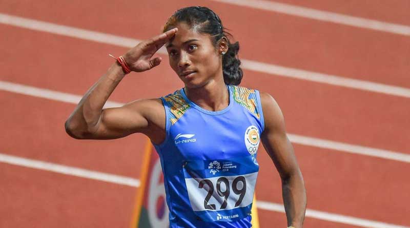 Hima Das Wins Silver Medals In 400m