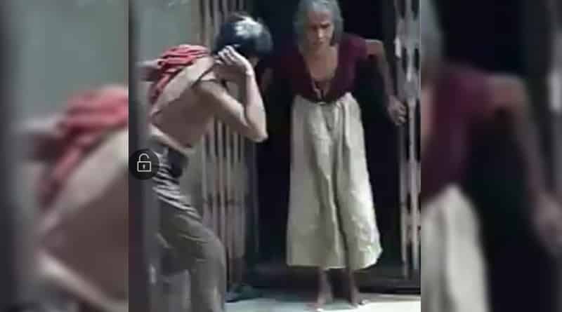 বৃদ্ধা মাকে লাঠিপেটা করার ভিডিও ভাইরাল, ছেলেকে গ্রেপ্তার করল পুলিশ