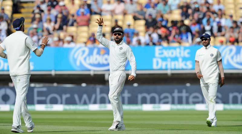 India vs England: Virat Kohli celebrates after Root's dismissal 